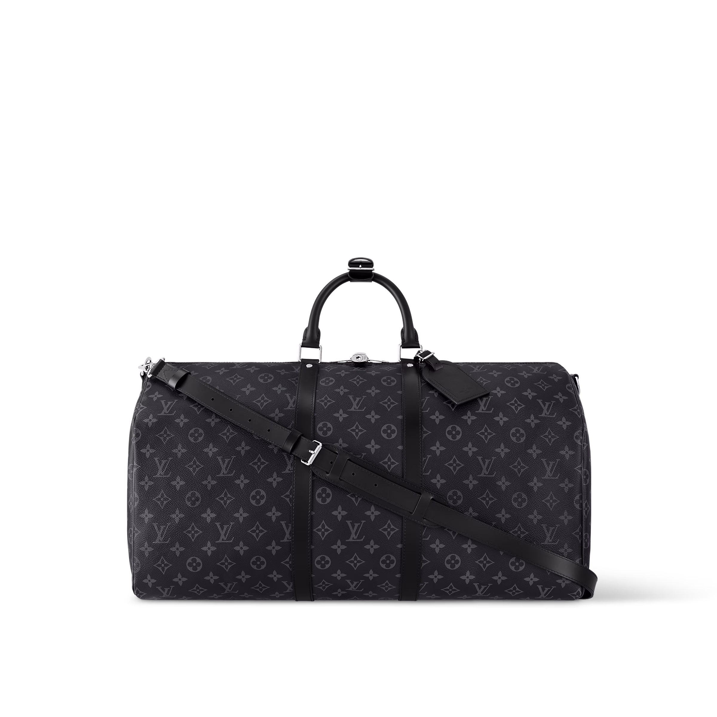 louis-vuitton-sac-keepall-bandoulière 55-monogram-eclipse-voyage--M40605_PM2_Front view